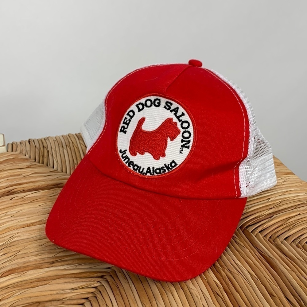 Red Dog Saloon Juneau Alaska Vintage trucker hat cap mesh one size